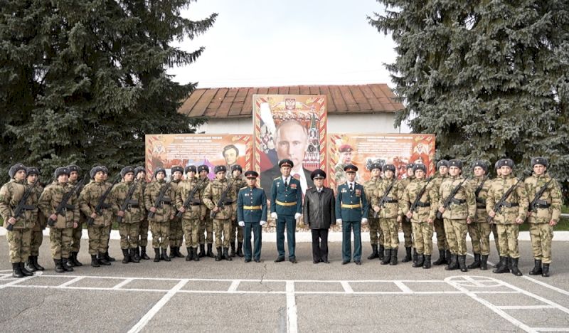 Новобранцы Росгвардии приняли военную присягу в Кабардино-Балкарии
