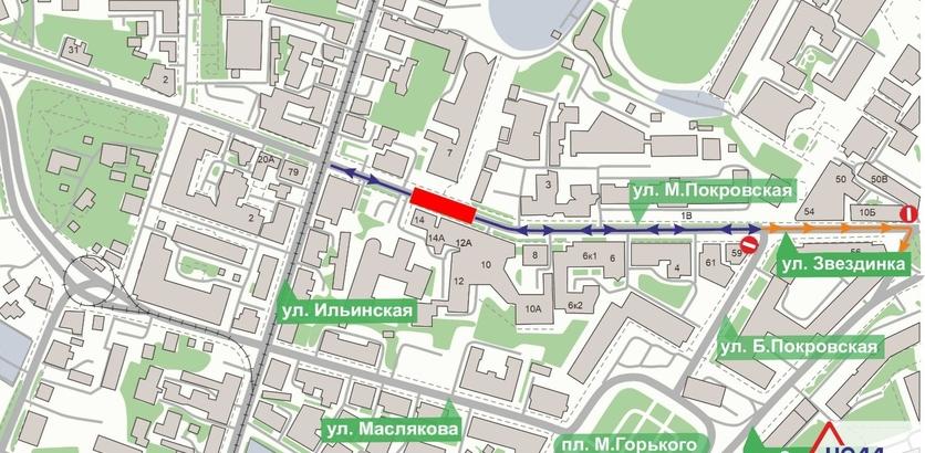 В Нижнем Новгороде временное ограничение проезда на улице Малая Покровская: детали и сроки