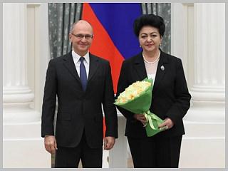 Почетное звание «Заслуженный работник местного самоуправления Российской Федерации» присвоено Светлане Ивановне Карамян