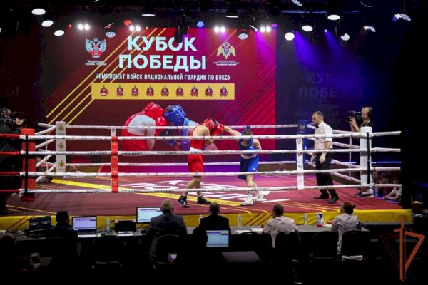 Сотрудники Росгвардии из Кабардино-Балкарии участвуют в ведомственном чемпионате по боксу