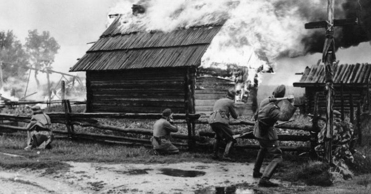 Деревня во время великой отечественной войны фото